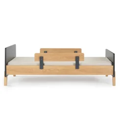 Fun Twin Bed - Graphite/Red Oak (2 Boxes)