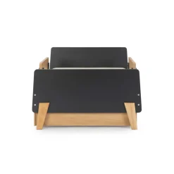 Fun Twin Bed - Graphite/Red Oak (2 Boxes)