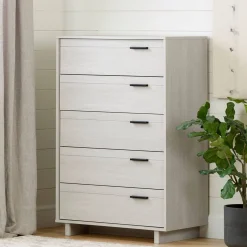 Fynn 5-Drawer Chest - Winter Oak