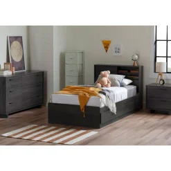 Fynn 2-Drawer Nightstand - Gray Oak