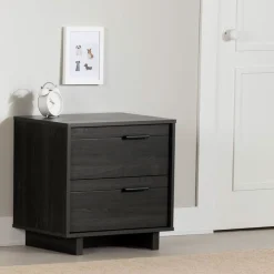 Fynn 2-Drawer Nightstand - Gray Oak