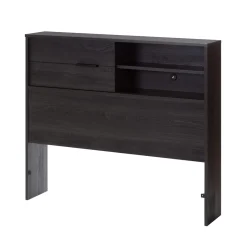 Fynn Twin Headboard with Storage - Gray Oak