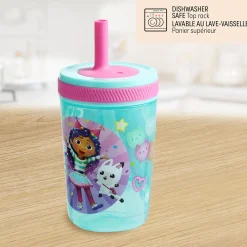 Gabby's Dollhouse Tumbler With Silicone Straw