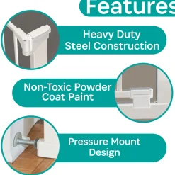 Gateway® Pressure Plus Gate - White