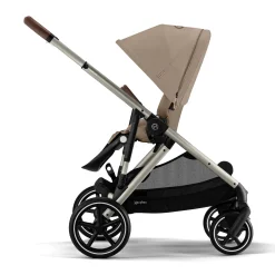 Gazelle S 2 Stroller - Taupe Frame with Almond Beige Seat