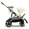 Gazelle S Stroller - Taupe Frame with Seashell Beige Seat