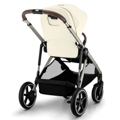 Gazelle S Stroller - Taupe Frame with Seashell Beige Seat