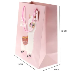 Gift Bag - Pink Llama
