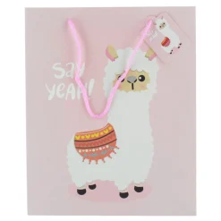 Gift Bag - Pink Llama