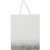 Gift Bag - White Confetti