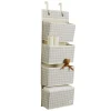 Gingham Beige Door Organizer
