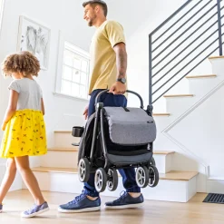 GOLD Otto Self-Folding Lightweight Travel Stroller - Moonstone Gray