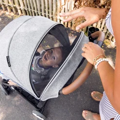 GOLD Otto Self-Folding Lightweight Travel Stroller - Moonstone Gray