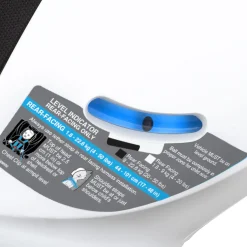 Gold Revolve360 Extend All-in-One Rotational Car Seat with SensorSafe - Moonstone Gray