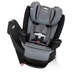 Gold Revolve360 Extend All-in-One Rotational Car Seat with SensorSafe - Moonstone Gray
