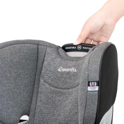 Gold Revolve360 Extend All-in-One Rotational Car Seat with SensorSafe - Moonstone Gray