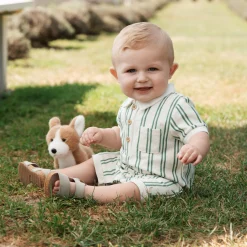 Golf Striped Romper 3-24m