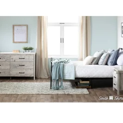 Gravity 6-Drawer Double Dresser - Seaside Pine