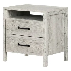 Gravity 2-Drawer Nightstand - Seaside Pine