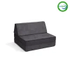 Half Modular Sofa - Charcoal Chil