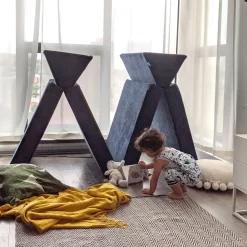 Half Modular Sofa - Midnight Tide