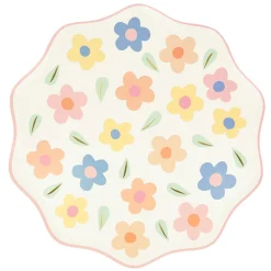 Happy Flowers Dinner Plates (8)