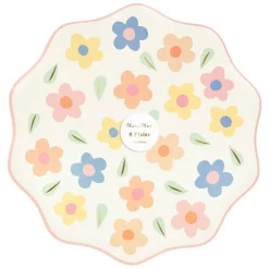 Happy Flowers Dinner Plates (8)