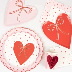 Heart Pattern Side Plates (8)