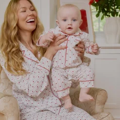 Hearts Pajamas 3-24m