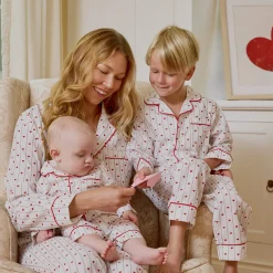 Hearts Pajamas 3-24m