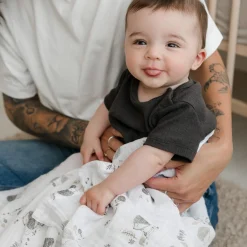 Hedgehog Muslin Blanket
