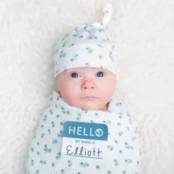 Hello World Blanket&knotted Ha