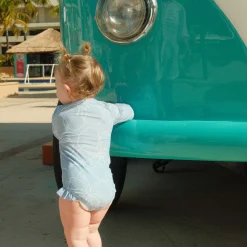 Hibiscus Long Sleeve Swimsuit 3-24m