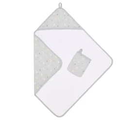 Hooded Bath Towels-bunny