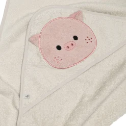 Hooded Towel - Pig