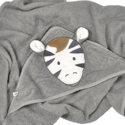 Hooded Towel - Zebra