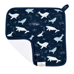 Hooded Towel Set - Whales