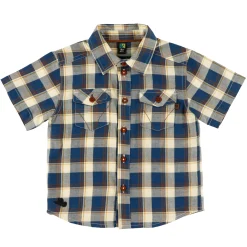 Horse Plaid Shirt 6-24m