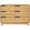Hudson 6-Drawer Double Dresser - Honey