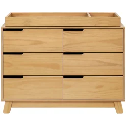 Hudson 6-Drawer Double Dresser - Honey