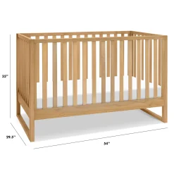 Hunter 3-in-1 Convertible Crib - Honey