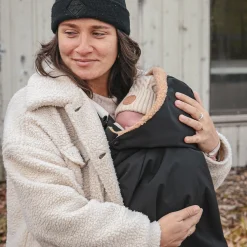 3-in-1 Car Seat Cover / Poncho - Black