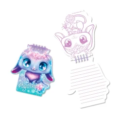 2-in-1 Fuzzy Notebook - Agatha