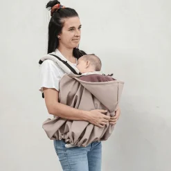 3-in-1 Mid-season Car Seat Cover / Poncho - Plum