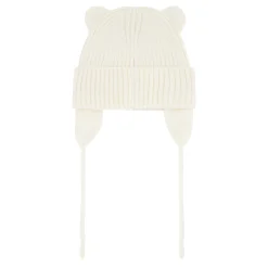 Ivory Knit Hat 6-24m