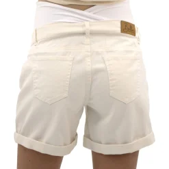 Ivory Maternity Denim Shorts