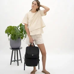 Ivory Maternity Denim Shorts