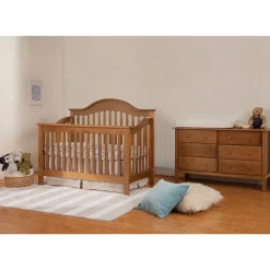 Jayden 6-Drawer Double Wide Dresser - Chestnut