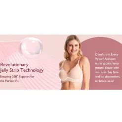 Jelly Strip Nursing Bra