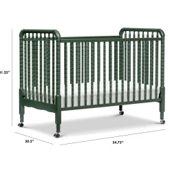 Jenny Lind 3-in-1 Convertible Crib - Vert